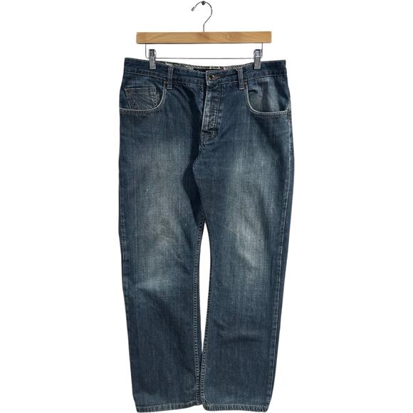 Vintage Y2K Billabong Straight Leg Denim Jeans 33x30 - Picture 1 of 7